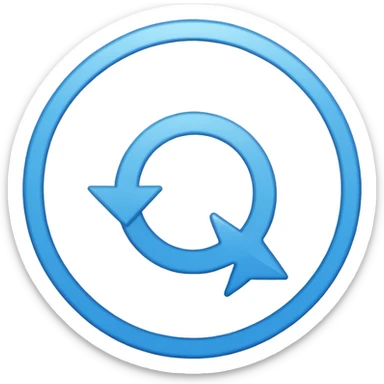 return circled arrow icon sticker