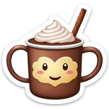Hot coco  sticker