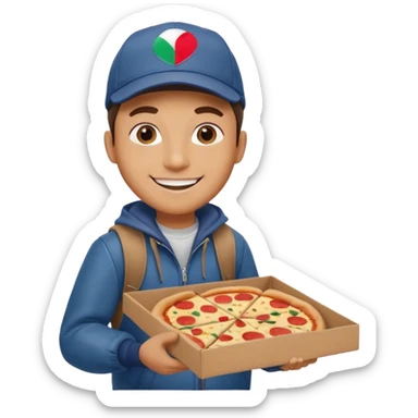 Food Delivery Guy sticker