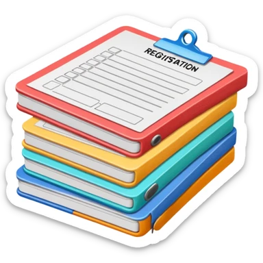 interest for registration sticker