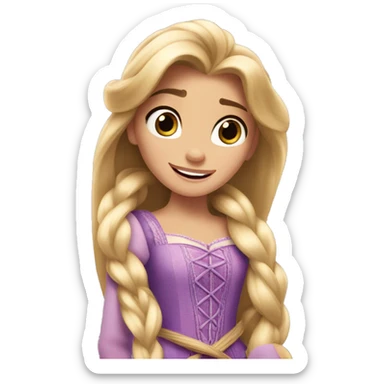 disney princess rapunzel sticker
