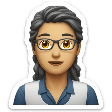 Una persona trabajando en la marina  sticker