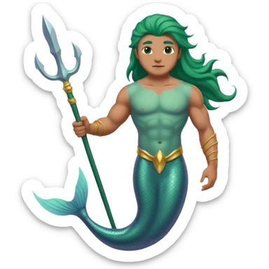 Merman sticker