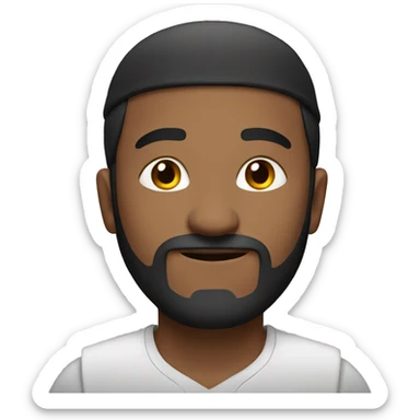 A strong Muslim man sticker