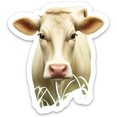 French cow in France sticker