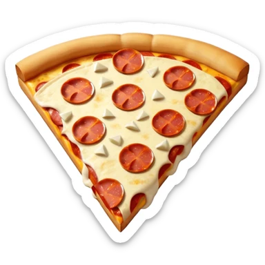 Pizza Lucky Block with white wings  sticker