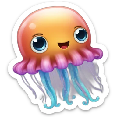 Jellyfish sticker