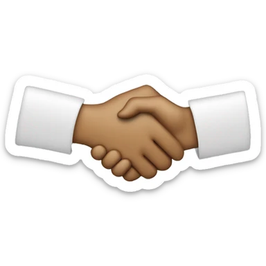 Handshake - Symbolizes agreement, collaboration, or friendship, perfect for networking. sticker