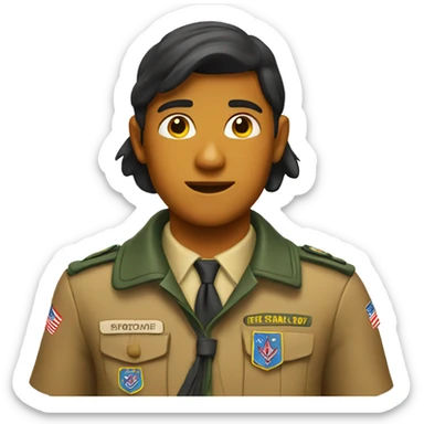 a scout  sticker