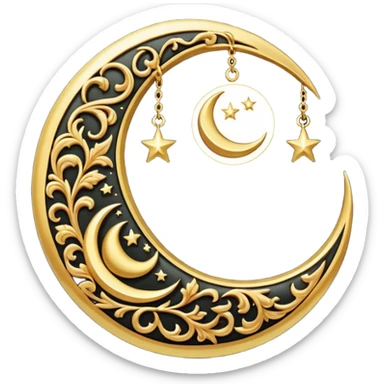islam moon png sticker