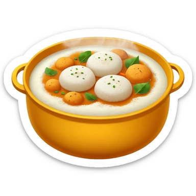 Idli and sambar sticker