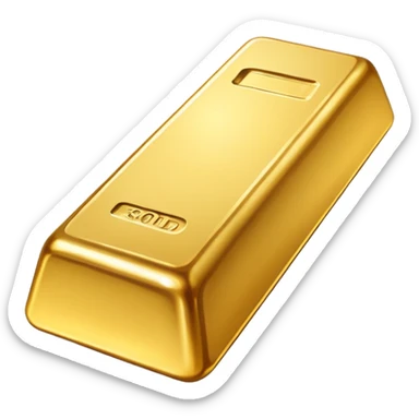 Gold bar sticker