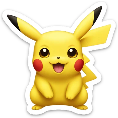 Pikachu sticker