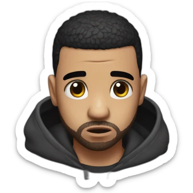 drake sad cry sticker