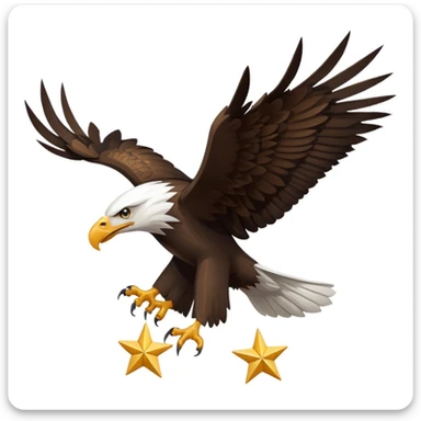 Eagles With Star sticker