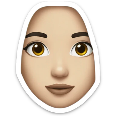 Dua lipa with blonde hair sticker