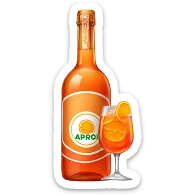 Aperol spritz sticker