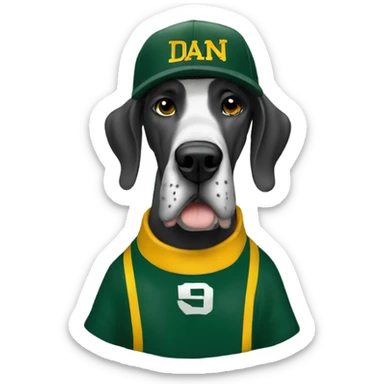 Great Dane Packer fan  sticker