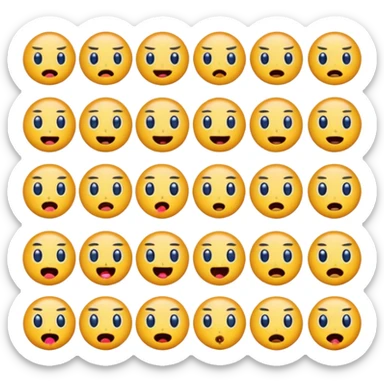 Freaky emojis  sticker