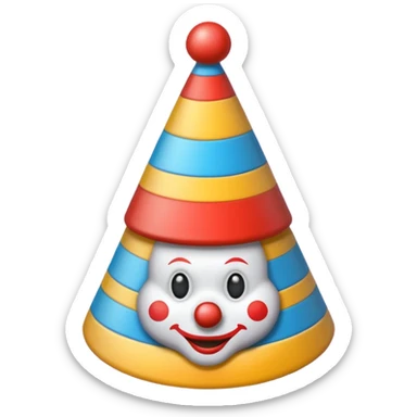 CLOWN HAT sticker