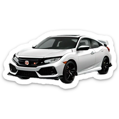 11th gen civic si black sticker