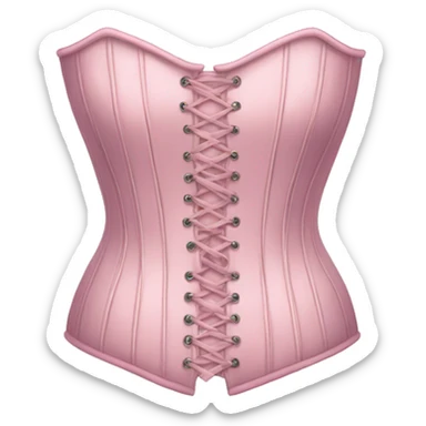 Pastel pink corset  sticker