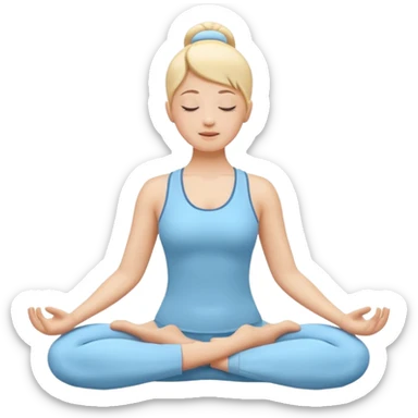 Yoga Breathing 3d Icon with color of A781F3
Make it light colro sticker