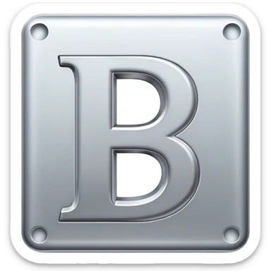 letter d embossed sticker