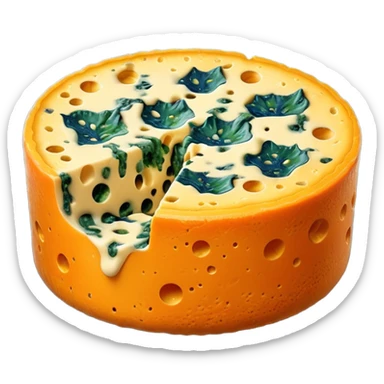 moldy orange cheese s sticker