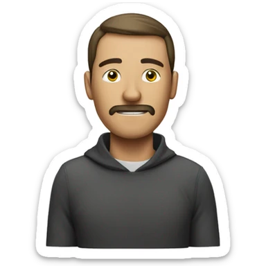 man in the middle cyberattack sticker