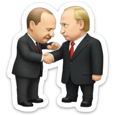 fat-erdogan-petting-putin sticker