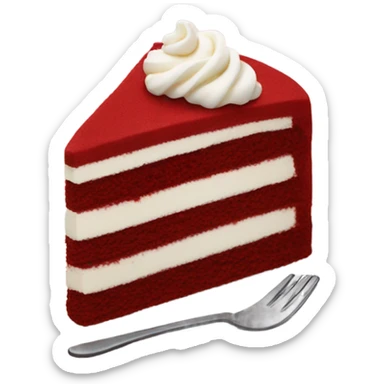 red velvet cake sticker