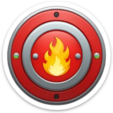 fire alarm on the ceiling  sticker