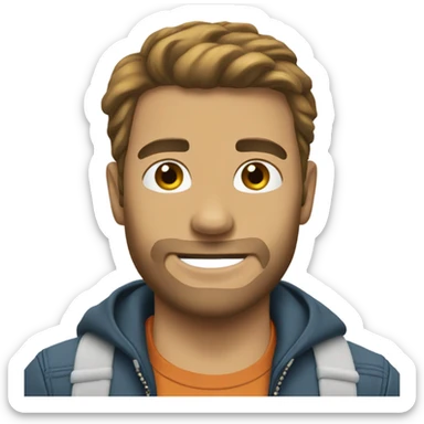 Guy wearing hey dude, shoes sticker