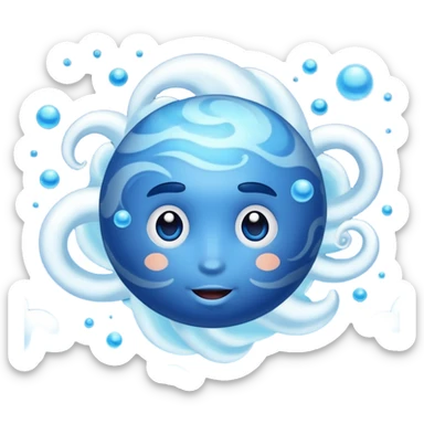 The planet Neptune sticker