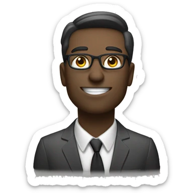 a simple text emoji that has the letters: #CFBS in it. it's shorthand for "corporate effing bs" sticker