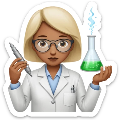 make it somehow related to forensic science sticker