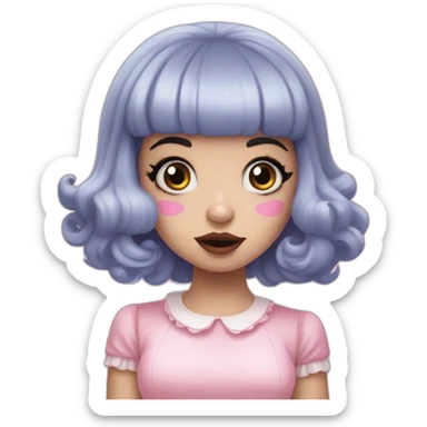 melanie martinez pink creature sticker
