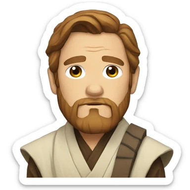 Sad Obi-Wan sticker