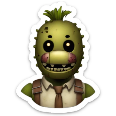 Springtrap de five night AT freddy's 3 sticker