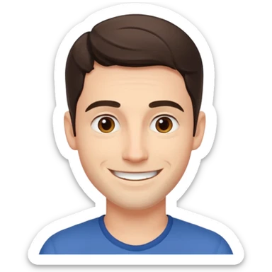 Matthieu Charneau, male actor (b.1988) sticker