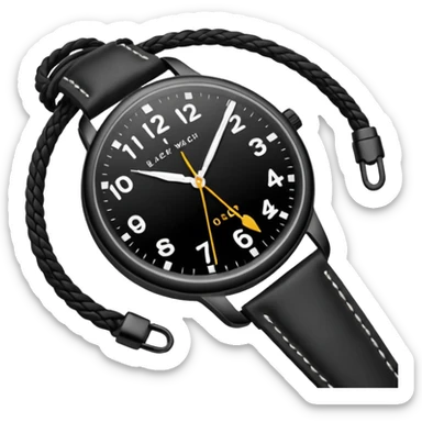 black watch black cordon sticker