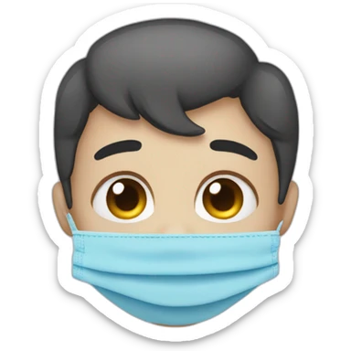 wipe away a tear from a face sticker