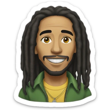 Future Bob Marley sticker