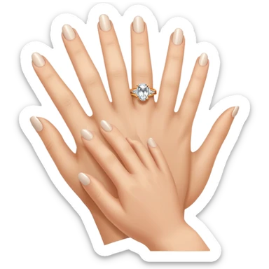 hand in marriage  sticker