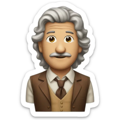 Cigar star Ward personnages  sticker