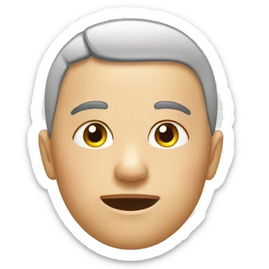 Head massage  sticker