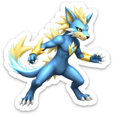 Luxio-Luxray-Zeraora-Manectric-fusion (full body) sticker
