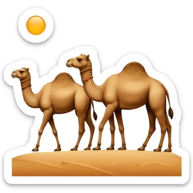 сделай фото верблюдов  sticker