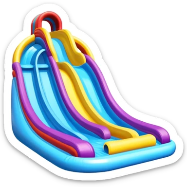 carnival water slide fair sticker